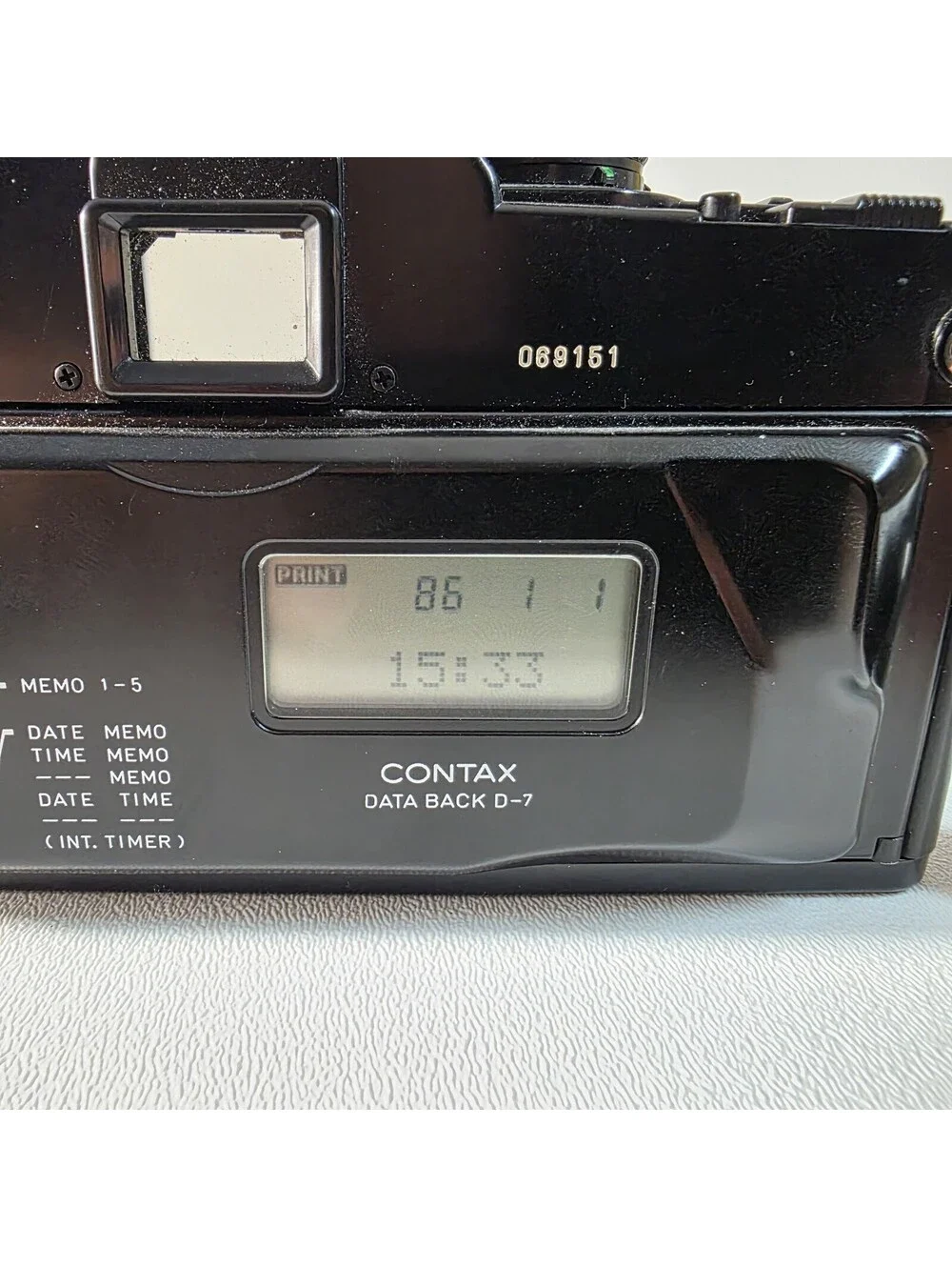 Contax 167MT 35mm Film Manual Focus SLR Camera Body W/New Film Door Batteries